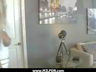 Big-breasted hard up milf's bedroom seduction 4