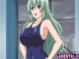 Великий сіськастих хентай немовлята в swimsuits