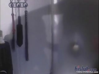 Jenaveve вводить від з fabulous candle віск на її дупа і цицьки