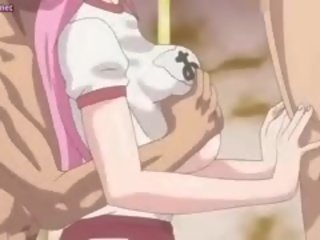 Big Meloned Anime streetwalker Gets Mouth Filled