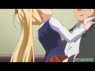 Голям бюст хентай тийнейджър assfucked в на класна стая