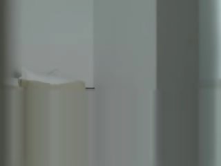 Blonde doll in white shirt Masturbating
