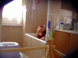 Мій smashing крок сестра 19 шпигували в в ванна кімната