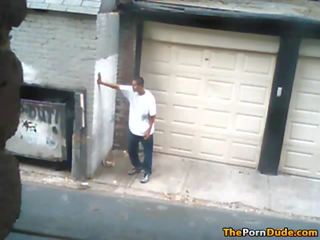 Black strumpet Gets Fucked In Public