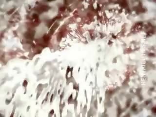 Чарівний 3d аніме пташенята отримує трахкав