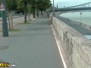 European brunette's outdoor xxx film