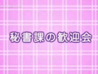Shorthaired Anime Hottie Boobs Teased By Her groovy GF