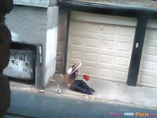 Fucking A call girl In An Alley