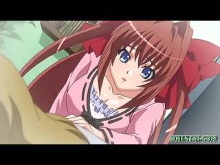 Teenager hentai with bigtits handjob and titty fucking video