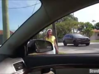 বালিকা hitchhiker লণ্ডন ভালবাসে বিশাল সেক্স