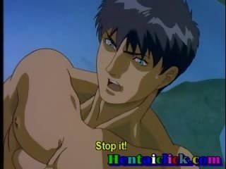 Innocent Hentai Gay Stud Gets incredible Gangbanged