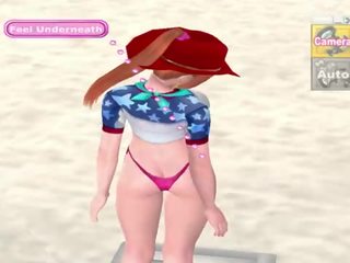 魅力的な ビーチ 3 gameplay - エロアニメ ゲーム
