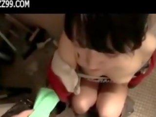 Мозайка: сладурана чистач дава маниак духане в lavatory 01