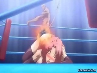 The fighting arena turns into a randy event