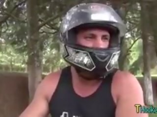 变性 街头 女孩 采摘的 向上 上 bike