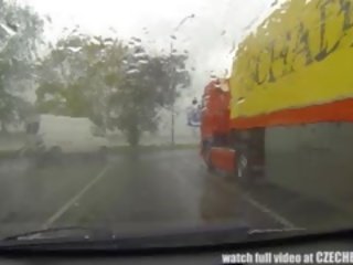 Young Hairy Pregnant streetwalker Fucks For CASH
