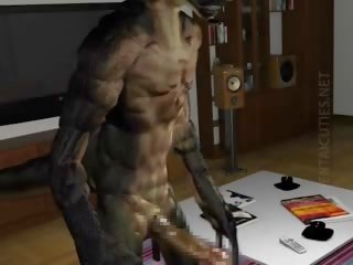 3d хентай enchantress дава bj към един извънземни