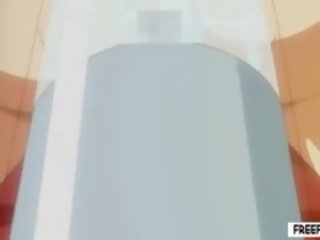 Спіймана хентай adolescent відстій трансов жорсткий putz і отримує клізма