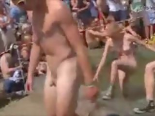 Danish adolescents + Women Run Nude = Roskilde Festival 2010