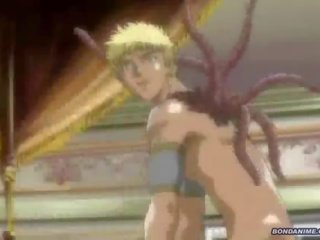 Tentacle rages lascivious on a hottie