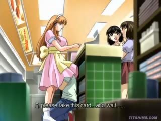 Delightful big tit hentai anime virgin sis screwed in CR