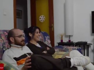 Jesús fucks his damsel and Pamela helps them. RAF094