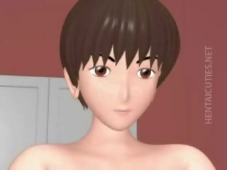 빨강 눈 3d 인도 마호가니 하녀 도착 엿