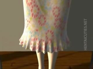 Charming 3D Anime strumpet Riding putz
