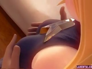 Blonde 3d diva Gets Fondled And Fucked
