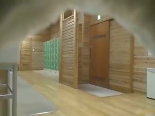 Азиатки мадама е отличен и къпане в на горещ