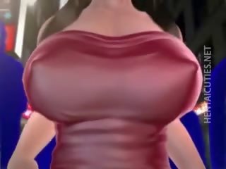 단 3d 애니메이션 프리마 돈나 도착 큰 주전자 흡입