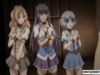 Caught And Tied Up Hentai lassie Gets Fondled