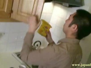 Massive Japanese youngster Cock. Asian Twink Suck pecker
