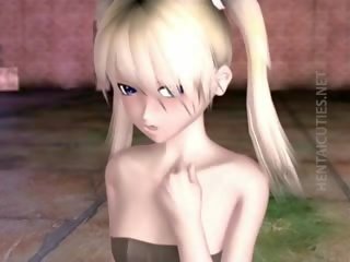 Tóc thắt bím 3d phim hoạt hình cookie được fucked lược