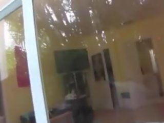 Три млад ученички чукане с крадец с взлом