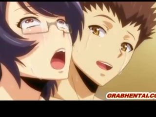 Adorable hentai coed super wetpussy poking
