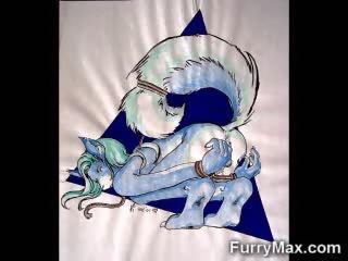 3d відмінно furry foxes!