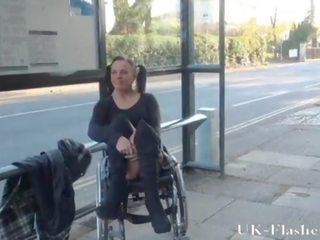 Paraprincess публічний нагота і handicapped порно зірка миготливий