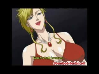 Tied up cartoon stunner gets her anus violated