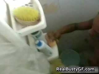 青少年 女朋友 在 淋浴 隐 凸轮