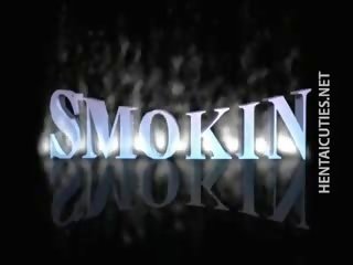 Sexually aroused 3d аніме блудниця смоктати a величезний укол