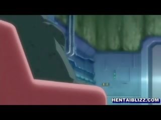 Cartoon adolescent gets electric shocks and fucked by monster frog