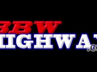 Голям задници ssbbw червен thunda отнема голям петър хлъзгав punisher на bbwhighway