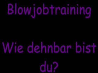 Blowjobtraining דויטש