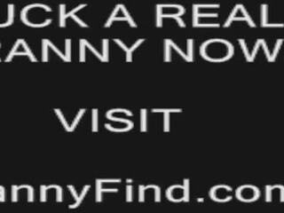 Slutty shemale sissy teenager spanked and fucked in her ass