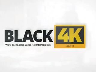 Black4k. девица черни пич на бял сладур в чудесен възрастен филм действие