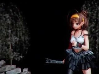 3d хентай аніме мед отримує трахкав собачка під спідницею