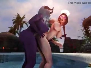 &lbrack;Futa on Female&rsqb; Succubus seduce a delightful angel