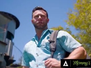 MOMMY'S guy - Busty Brunette Lexi Luna Enjoys HARD ROUGH OUTDOOR sex film With Maintenance Man
