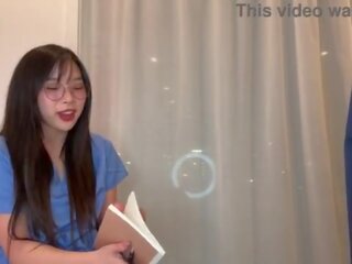 Creepy medical person Convinces Young Medical medical man Korean mademoiselle to Fuck to Get Ahead